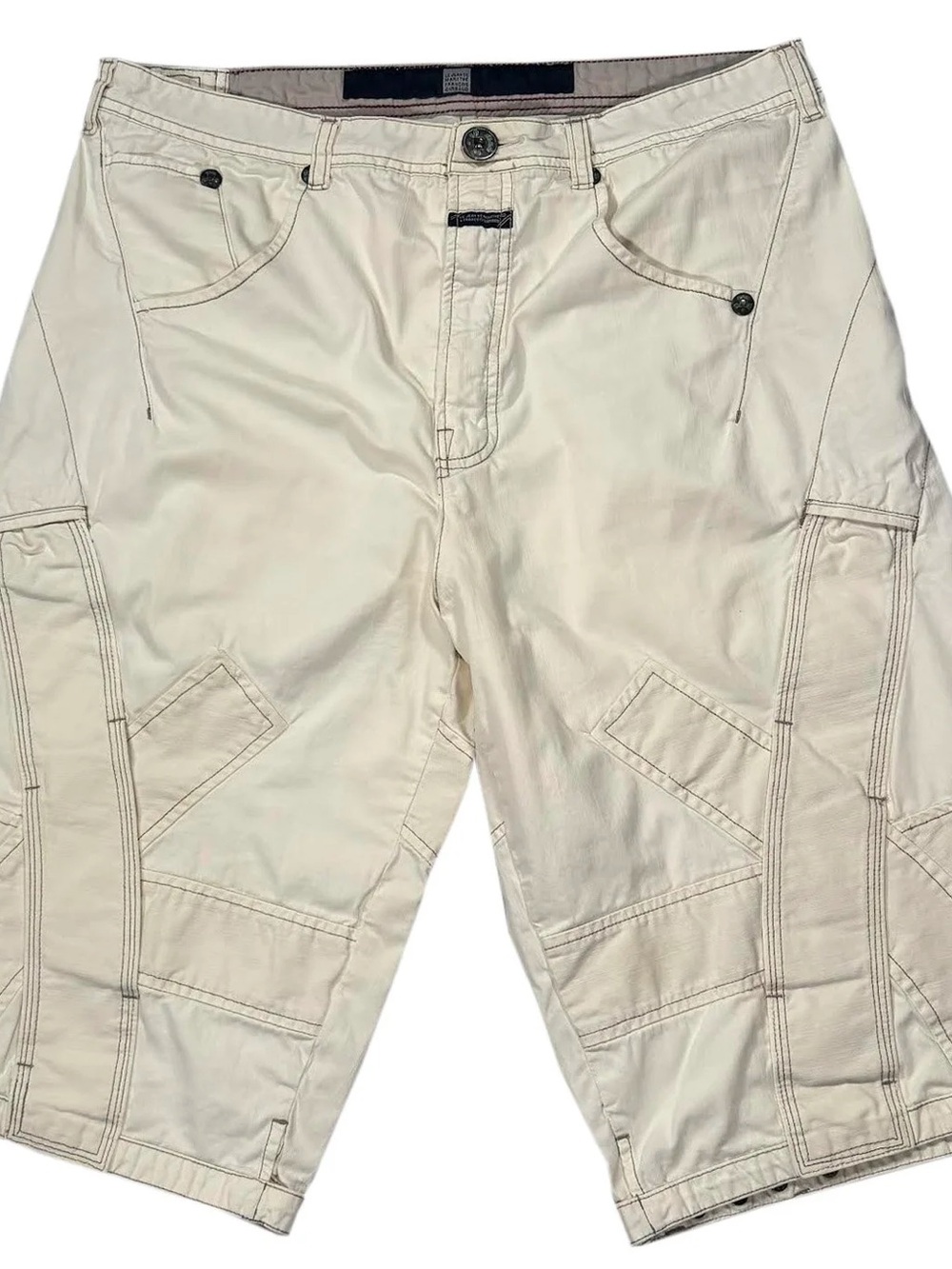 Marithe Francois Girbaud White Shorts (Size 36)